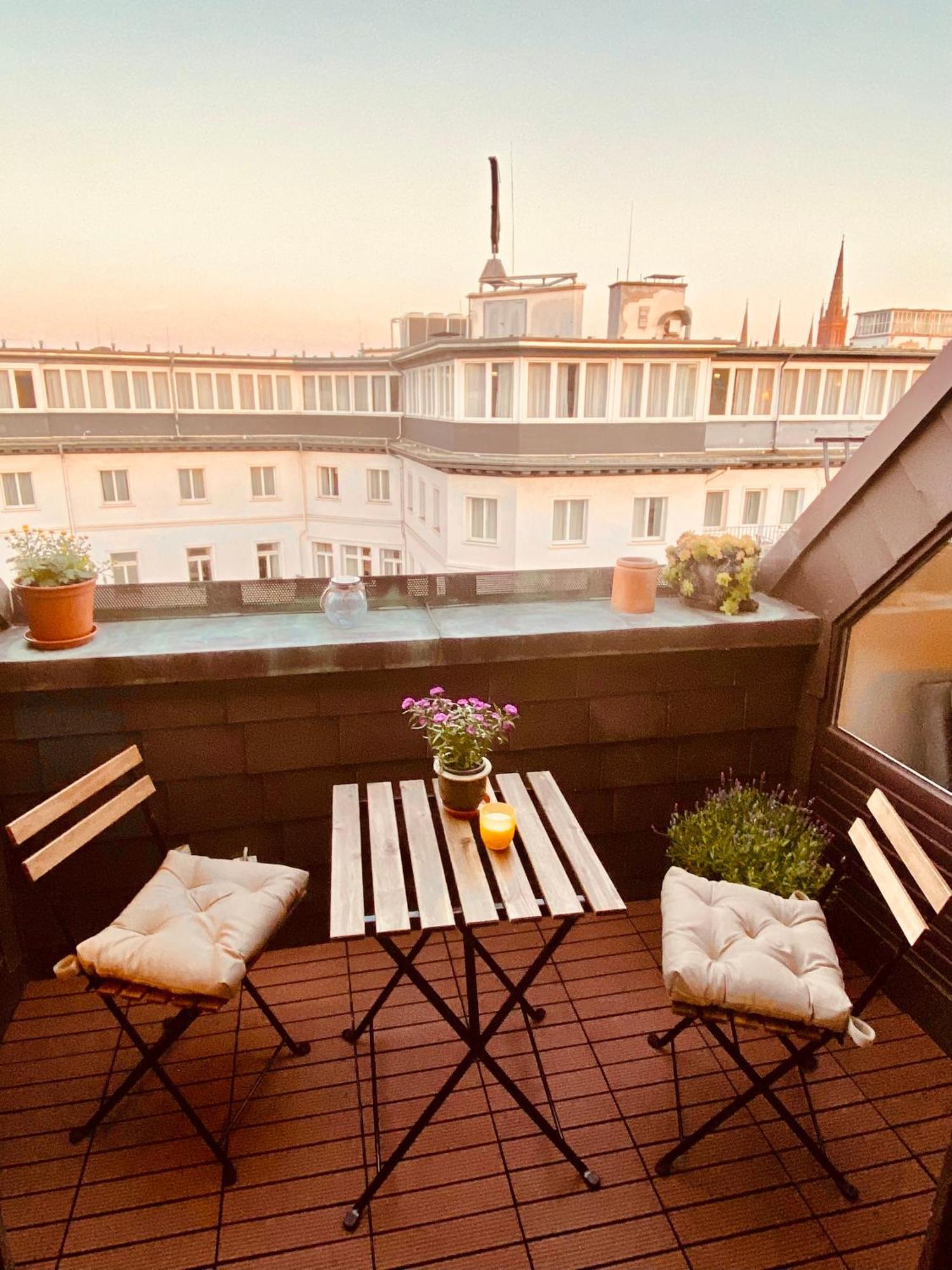 Living With Soul - Appartement Ueber Den Daechern Von Wiesbaden Luaran gambar